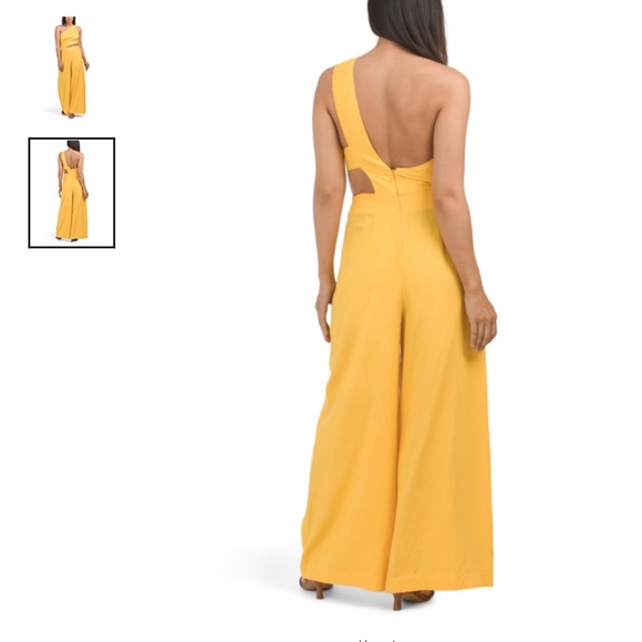 Farm Rio Asymmetrical Jumpsuit, Back Zip Closer - Picture 2 of 14